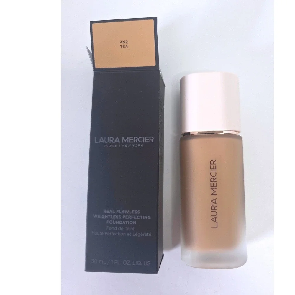 NEW Laura Mercier Real‎ Flawless Weightless Perfecting Foundation 4N2 Tea 1oz